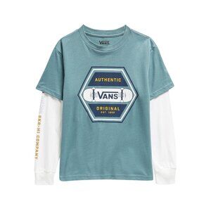Vans Kids' Sk8 Authentic 66 Layered Cotton Graphic T-Shirt